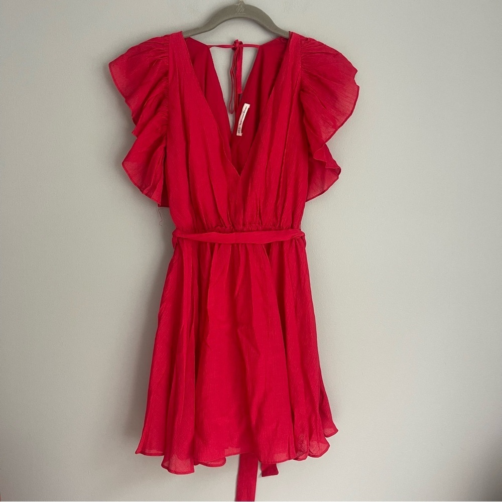 Hello Molly Red Read Your Texts Dress - Picture 2 of 4